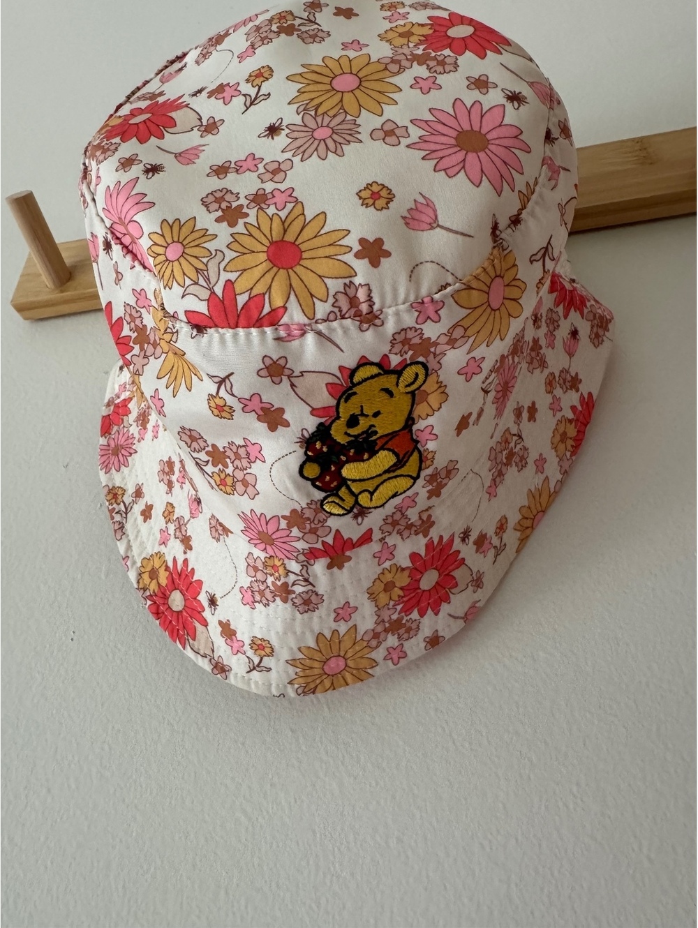 Winnie the Pooh floral bucket hat